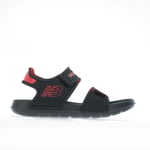 New Balance Boys Boy's SPSD Sandals in Black - Size UK 10 Kids