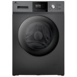 Lave-linge hublot CONTINENTAL EDISON CELL10140S2 - 10 kg - Largeur 60 cm - Classe A - 1400 trs/min -  moteur induction -Anthracite