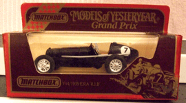 MATCHBOX YESTERYEAR MODEL (1935 E.R.B. "R.I.B" FI RACING CAR MODEL) No Y- 14/NEW