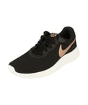 Nike Womens Tanjun Black Trainers - Size UK 4