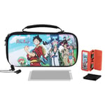 Konix One Piece Pack d'accessoires gaming Starter Kit Nintendo Switch, Switch Lite et Switch OLED - Housse - Boîtier - Écran de protection - Écouteurs