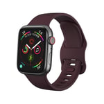 Apple Watch Series 4-6 44mm Armband i silikon, Lila