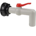 Ahlsen - Adaptateur pour robinet ibc pour Réservoir Filetage 60 mm Adaptateur pour Réservoir D'eau Pluie IBC(DN40/50)