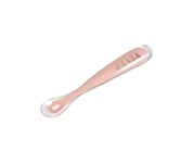 BEABA - Cuillère d'apprentissage silicone 1er âge - Pink