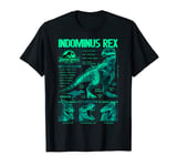 Jurassic World Indominus Rex Neon Schematic T-Shirt