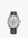 Citizen Men's Eco-Drive Chronograph Day Date Leather Strap Watch