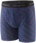 Patagonia Essential Boxer Briefs - 6 in.synched flight: pitch blue S