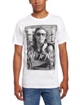 FEA Men's Bruce SpringsT-Shirtn B and W Born to Run Mens T-Shirt - White - S