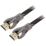 Cable hdmi 2.1 male des deux cotes 1m noir