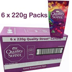 6 x 220g Packs Of Quality Street Chocolates Nice Xmas Gift