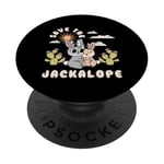 Save The Jackalope Mythical Creature Cryptid Lover Folklore PopSockets Adhesive PopGrip