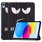 iPad 10.9" (2024/2022) Tri-Fold Flip Deksel I Skinn - "Don't Touch Me"