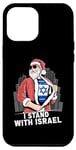 iPhone 12 Pro Max I Stand With Israel And USA Flag Santa Patriotic Israeli Case