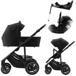 Britax SMILE 5Z Duovogn + Baby-Safe PRO Babystol og base, Space Black