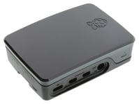 RASPBERRY-PI - Official Raspberry Pi 4 Case, Black and Grey
