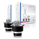 Sinoparcel Ampoule Xénon D4S 8000K, Lampe Phare HID au Remplacer pour Voiture 42402 66440 42402WX, 35W DC 12V, Lot de 2