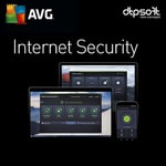 AVG Internet Security 1 Appareil 1 PC 2024 1 an Antivirus 2023 FR EU