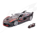 FR- Burago FERRARI FXX-K N.5 BLACK/RED 1:18 - BU16010BK