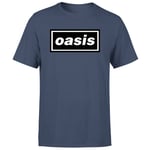 Oasis Logo Unisex T-Shirt - Navy - XXL