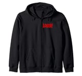 LOSER THE WORD LOSER ON A TEE DESIGN THAT SAYS LOSER Zip Hoodie