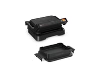 Tefal Optigrill 4In1 Gc774810, Sort, Metall, Rektangulær, Knapper, 600 Cm², 300 X 200 Mm