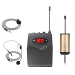 Microphone System, Microphone Set With Headset & Lavalier Lapel Mics6312