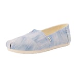 TOMS Women's Alpargata CloudBound Loafer Flat, Pastel Blue Novelty Denim, 8 UK