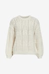 Object - Tröja objDiddi LO L/S Knit Pullover - Grå