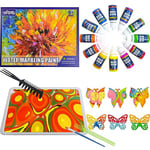 Lobyoh Kit Peinture Enfant Jouet 6 Ans Garçon, Peinture Marbrée à l'eau, Activités Manuelles Fille 8 Ans, Kits de Loisirs Créatifs 10 Ans Cadeaux Idéaux pour les Enfants de 6 à 12 Ans