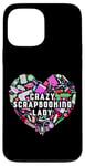 iPhone 13 Pro Max Scrapbooking Heart Crazy Scrapbooking Lady Case