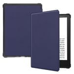 Kindle Paperwhite 2021 (11th Gen) Folio PU Leather Case Navy