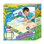 AquaDoodle TOMY - Tapis Classique Couleurs T72370, Tapis de Dessin à Eau, Coloriage Géant, Tapis d'Éveil Adapté aux Enfants dès 18 mois