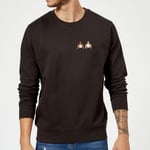 Disney Chip And Dale Backside Sweatshirt - Black - L