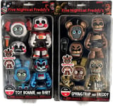 2 x Funko Five Nights At Freddy's FNAF Snaps Springtrap Freddy/ Toy Bonnie Baby