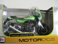 MOTO MINIATURE KAWASAKI Z 900 RS CAFE VERTE 1/12° EN MAISTO