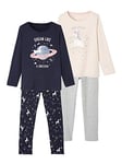 VERTBAUDETLot de 2 Pyjamas Licorne Oeko-Tex®LOT ROSE10A