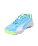 Puma Unisex Adults Nova Smash Tennis Shoes, Luminous Blue-Puma White-Glacial Gray, 42 EU