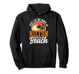 Beach Vacation Palm Trees Summer Hilton Head Island Pullover Hoodie