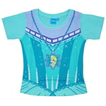 Disney Frozen Elsa T-shirt Kids Girls Official Short Sleeve Dress Up 2-3 Years