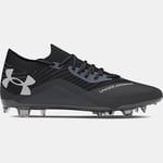 Chaussure de foot Under Armour Shadow Elite 2 Sol ferme pour homme Noir / Castlerock / Halo Gris 46