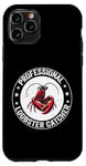 iPhone 11 Pro Professional Loobster Catcher Funny Retro Loobster Hunter Case