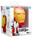 BigBen Marvel Iron Man Chargeur + Batterie Station pour Wii Contrôleur Wiimote