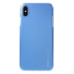 Mercury Goospery Jelly Case (iPhone Xs Max) - TPU - Blå