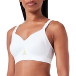 Triumph Women's Triaction Gravity Lite N Ex Sports Bra, White, 38DD