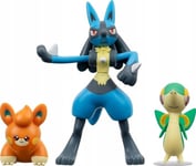 Jas Pokemon Figur 3Pak Sni +Paw +Luc