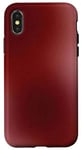 Coque pour iPhone X/XS Rouge foncé bordeaux