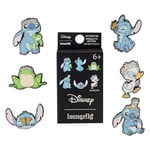 Loungefly Disney - Lilo & Stitch - Springtime Stitch - 1 of 6 to Collect - Styles Vary - Lilo and Stitch - Boîte Mystère Pin en Émail - Broche Fantaisie Mignonne à Collectionner - pour Les Sacs à Dos