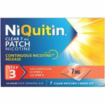 NiQuitin Step 3 - 7mg - 7 Clear Patches - EXP 01/2027