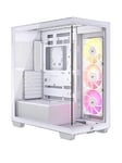 Corsair 3500X Argb Tempered Glass Mid-Tower Pc Case - White