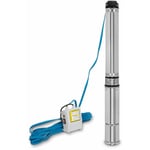 Eberth - Pompe de puits profond 4' pompe à eau immergée pour puits, électrique 750W, pompe submersible pour puits, diamètre 4 pouces (10cm), câble